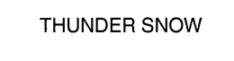 THUNDER SNOW trademark