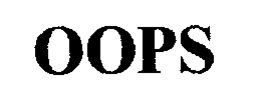 OOPS trademark