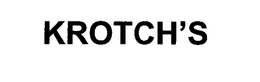 KROTCH'S trademark