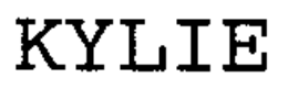 KYLIE trademark