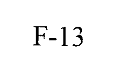 F-13 trademark