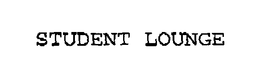 STUDENT LOUNGE trademark