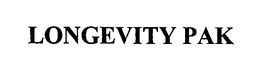 LONGEVITY PAK trademark