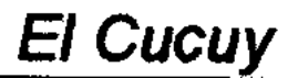 EL CUCUY trademark