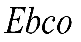 EBCO trademark