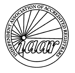 IAAR INDEPENDENT ASSOCIATION OF ACCREDITED REGISTRARS trademark