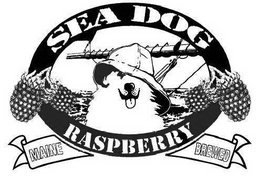 SEA DOG RASPBERRY MAINE BREWED trademark