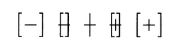 [ - ] [-] + [+] [ + ] trademark