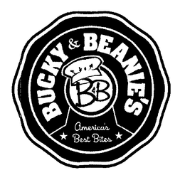 B & B BUCKY & BEANIE'S AMERICA'S BEST BITES trademark