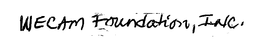 WECAM FOUNDATION, INC. trademark