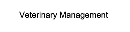 VETERINARY MANAGEMENT trademark