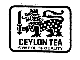 CEYLON TEA SYMBOL OF QUALITY trademark