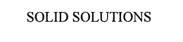 SOLID SOLUTIONS trademark