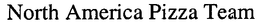 NORTH AMERICA PIZZA TEAM trademark