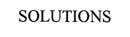 SOLUTIONS trademark