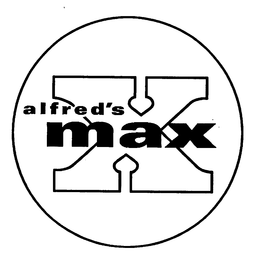 X ALFRED'S MAX trademark