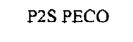P2S PECO trademark