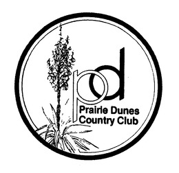 PD PRAIRIE DUNES COUNTRY CLUB trademark
