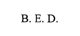 B.E.D. trademark