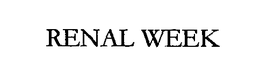 RENAL WEEK trademark