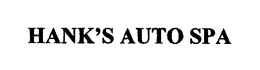 HANK'S AUTO SPA trademark