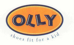 OLLY SHOES FIT FOR A KID trademark