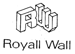 RW ROYALL WALL trademark