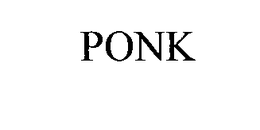 PONK trademark