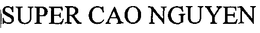 SUPER CAO NGUYEN trademark
