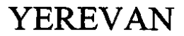 YEREVAN trademark