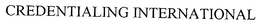 CREDENTIALING INTERNATIONAL trademark