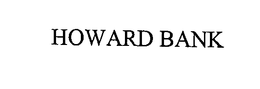 HOWARD BANK trademark