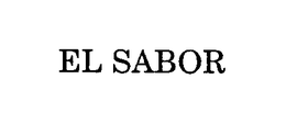 EL SABOR trademark