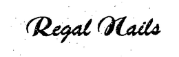 REGAL NAILS trademark