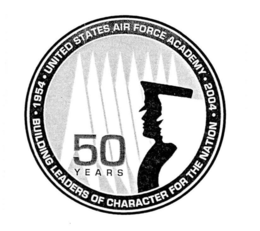 1954 UNITED STATES AIR FORCE ACADEMY 2004 BUILDING LEADERS OF CHARACTERS FOR THE NATION 50 YEARS trademark