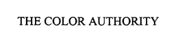 THE COLOR AUTHORITY trademark