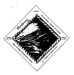 CHARDONNAY SAILOR MOUNTAIN PRODUCT OF SOUTH AFRICA WINE OF ORIGIN BREEDE RIVER VALLEY trademark