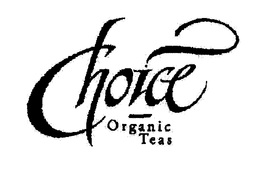CHOICE ORGANIC TEAS trademark
