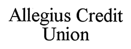 ALLEGIUS CREDIT UNION trademark