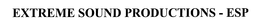 EXTREME SOUND PRODUCTIONS - ESP trademark