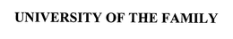 UNIVERSITY OF THE FAMILY trademark