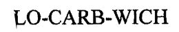LO-CARB-WICH trademark