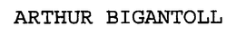 ARTHUR BIGANTOLL trademark