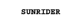 SUNRIDER trademark