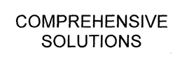 COMPREHENSIVE SOLUTIONS trademark