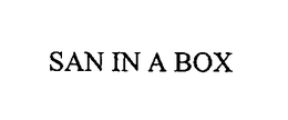 SAN IN A BOX trademark