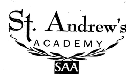 ST. ANDREW'S ACADEMY SAA trademark
