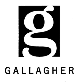 G GALLAGHER trademark