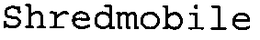SHREDMOBILE trademark