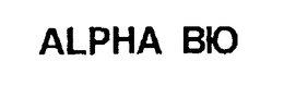 ALPHA BIO trademark